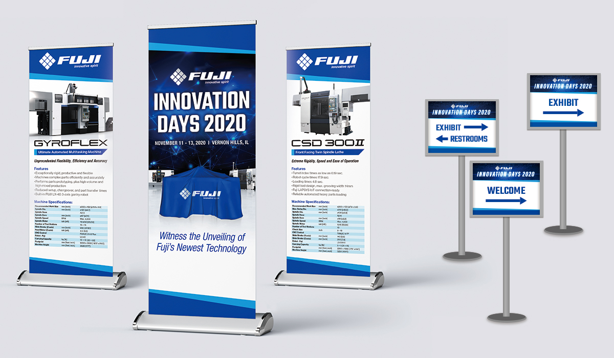 Fuji Innovation Days 2020 signage