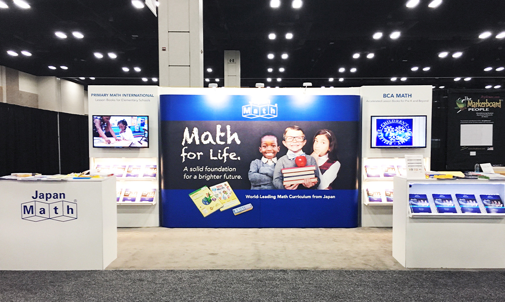 Japan Math Trade Show Exhibit