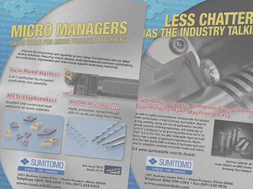 Sumitomo flyers by Goda Advertising