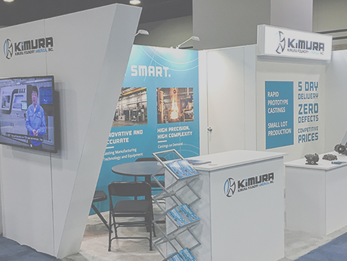 Kimura Foundry trade show exhibit