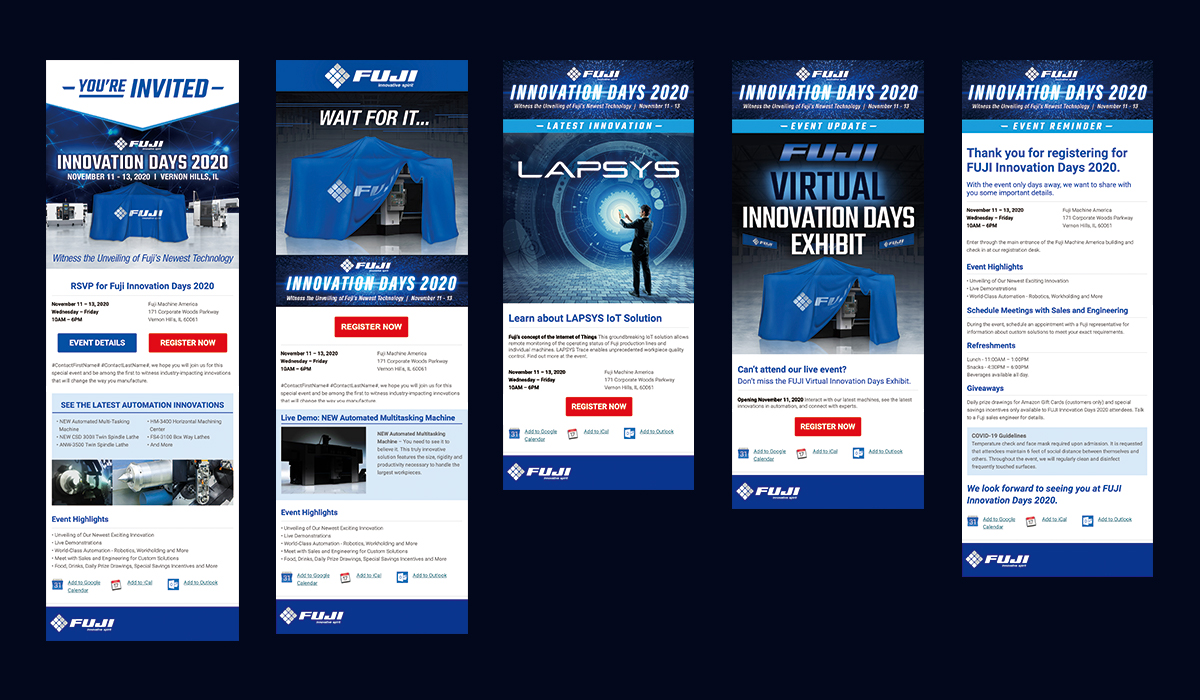 Fuji Innovation Days 2020 E-blasts