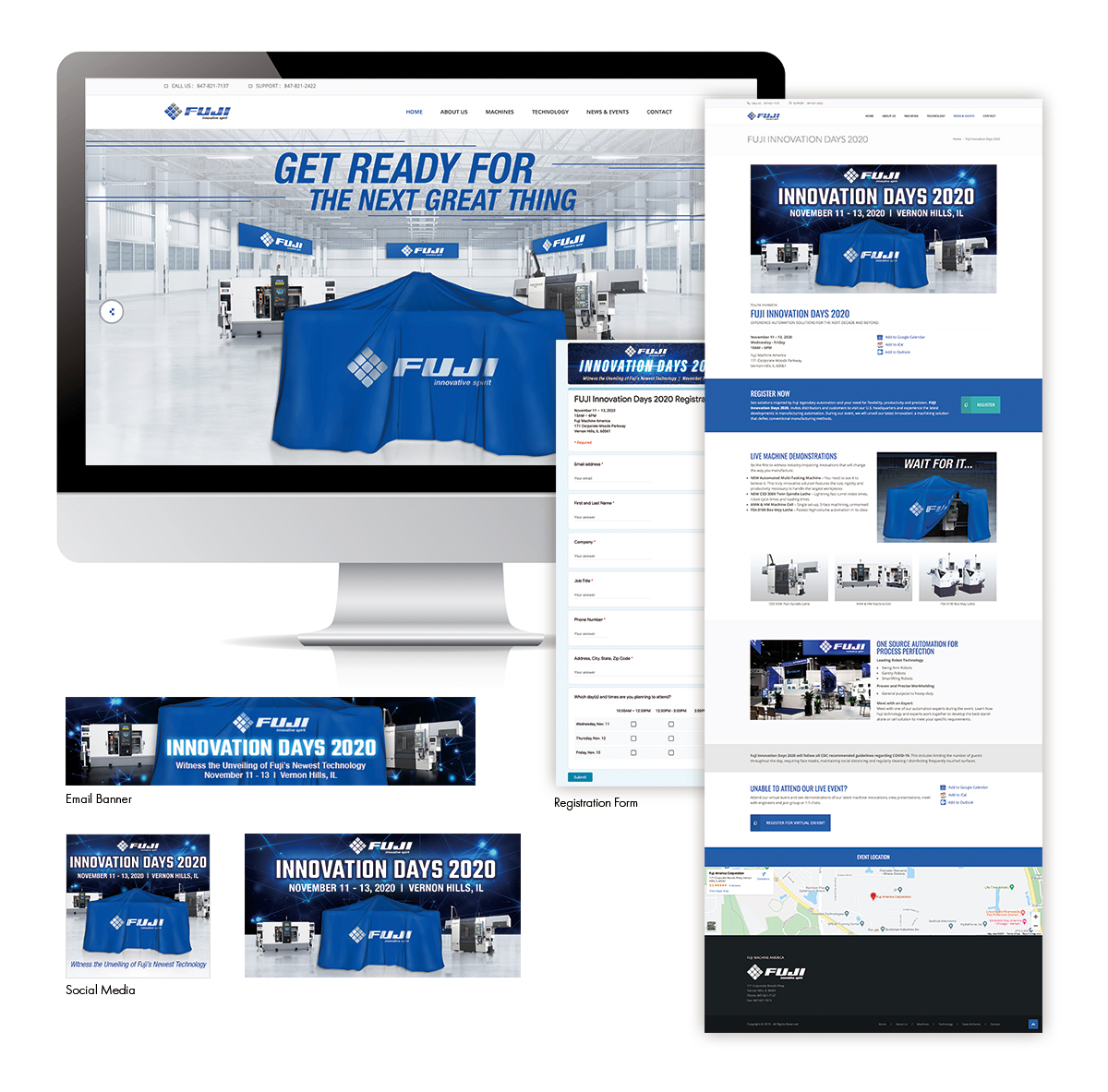 Fuji Innovation Days 2020 website