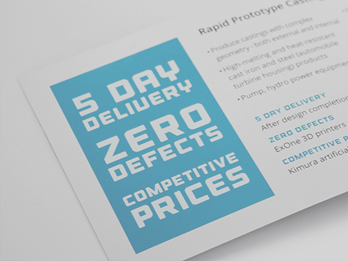 Kimura printed brochure by Goda Advertising