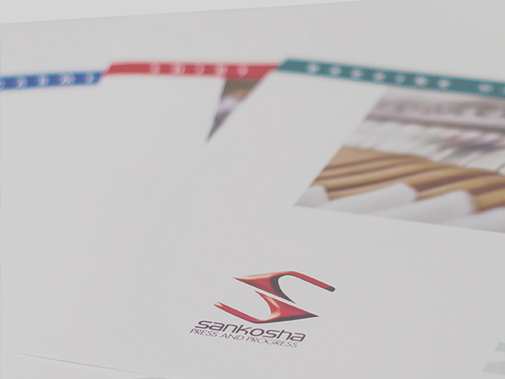 Sankosha printed brochures by Goda Advertising