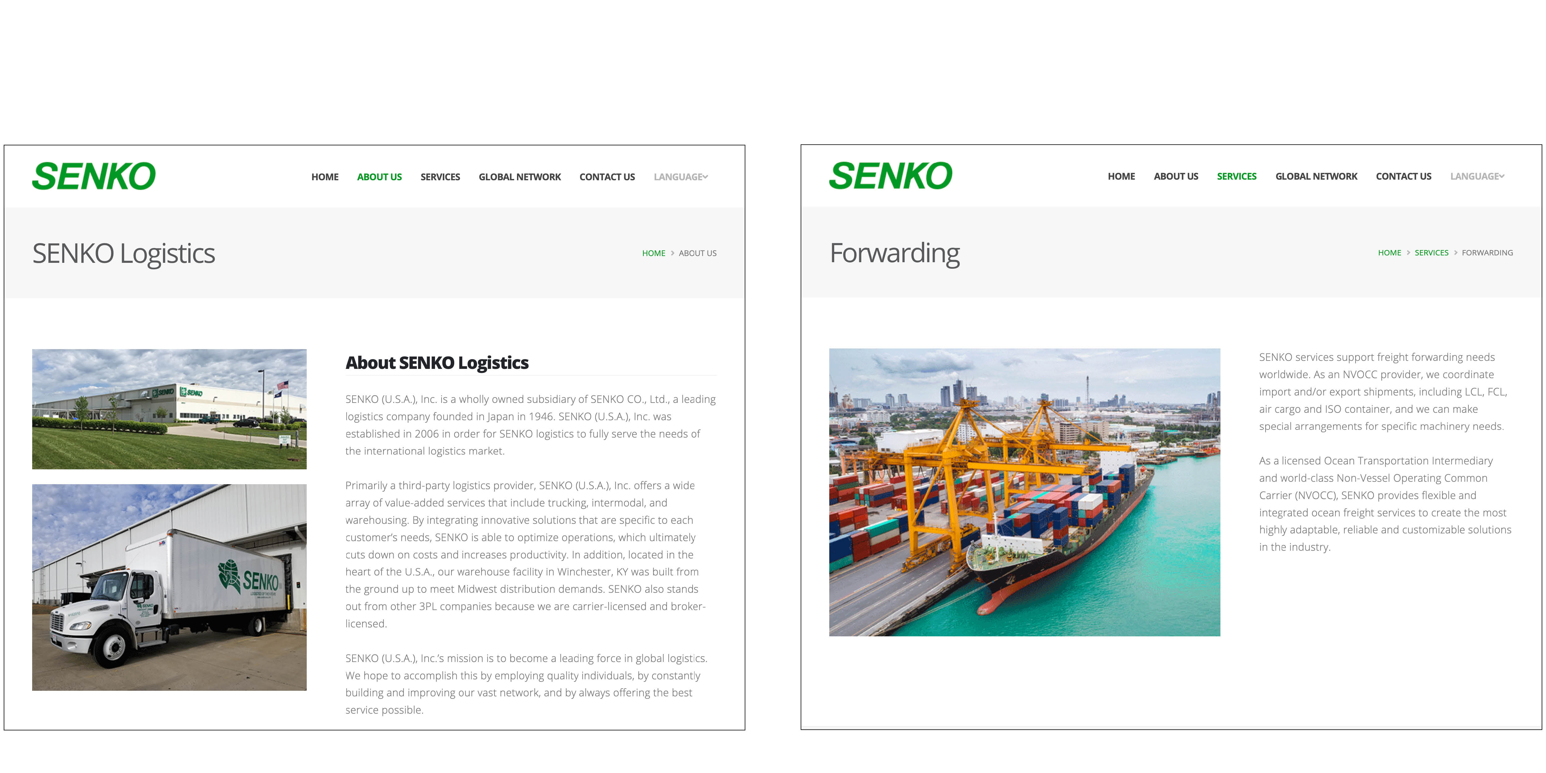 SENKO website