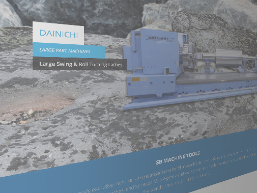 SB Machine Tools website